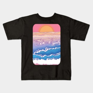 Sunset ocean Kids T-Shirt